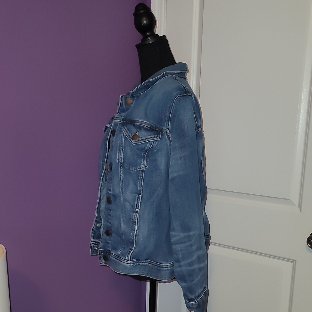 Lane Bryant Light Blue Denim Jacket Sz: 18 - Picture 6 of 8